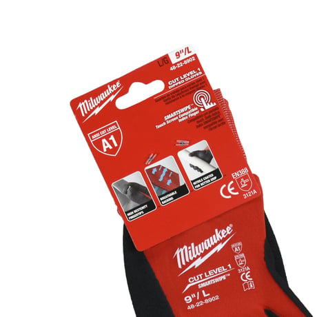 "MILWAUKEE" CUT LEVEL 1 DIPPED GLOVES