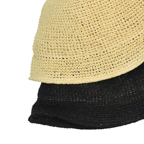 NOROLL "RAFFIA BUCKET HAT"