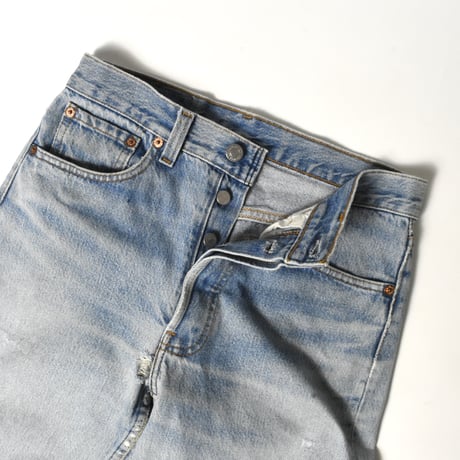 USED 90'S "LEVI'S / 501" DAMAGED DENIM PANTS