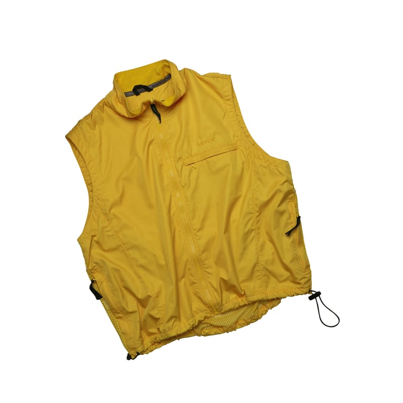 EBTEK エディバウアー Eddie Bauer ナイロンベスト L イエロー USED 90'S