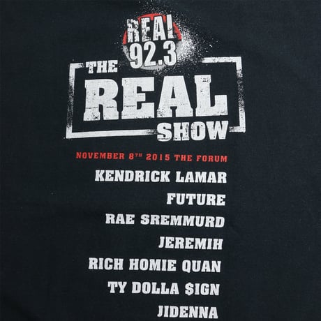 USED "THE REAL SHOW 2015" T-shirt