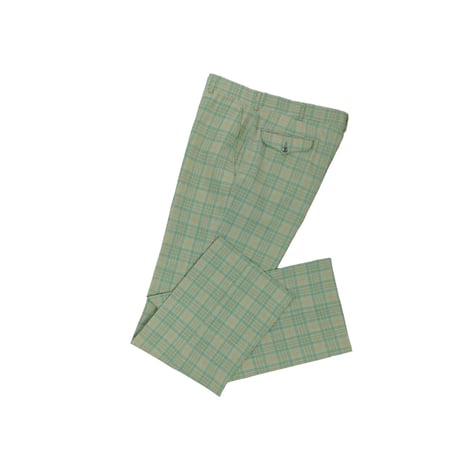 VINTAGE "GW" PLAID TROUSER