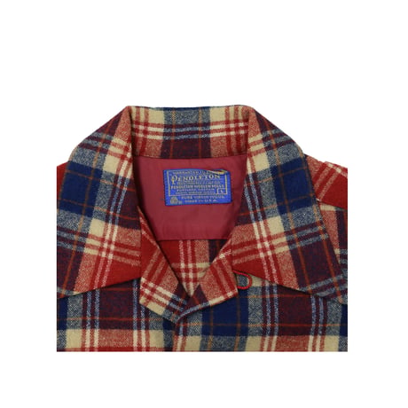 80'S PENDLETON WOOL BOX SHIRTS