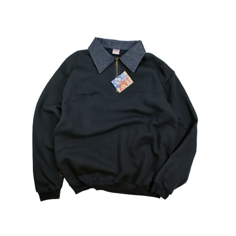 DEADSTOCK "ATT" HALF ZIP SWEAT