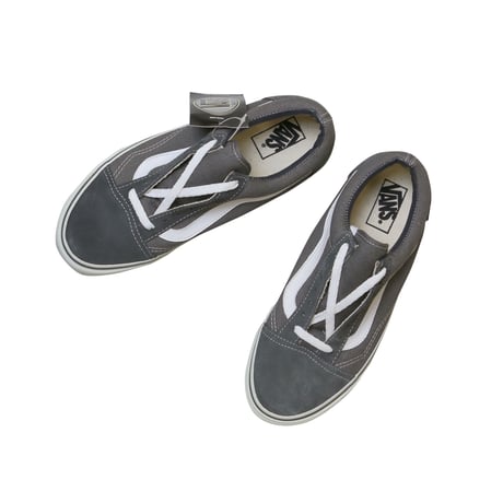 LATE 90'S DEAD STOCK VANS "OLD SKOOL" GRAY / WHITE