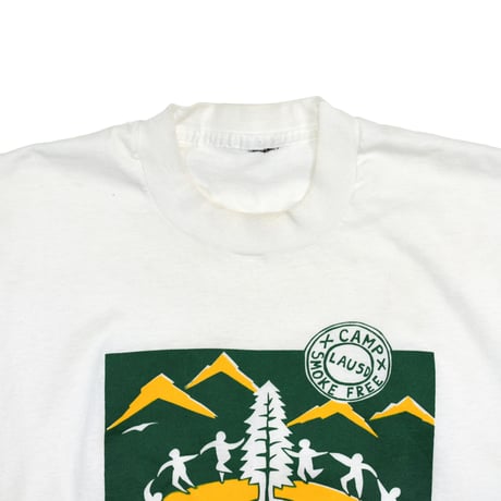 USED "SMOKE FREE CAMP" T-shirt