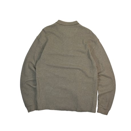 USED 90'S "KHAKI'S by AAROW" L/S POLO SHIRT