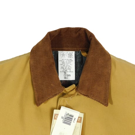 DEAD STOCK "CARHARTT" DUCK CHORE COAT BLANKET LINED