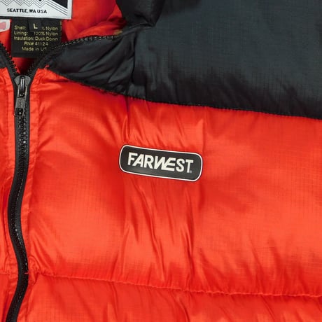 USED "FARWEST" NYLON RIP STOP DOWN JACKET