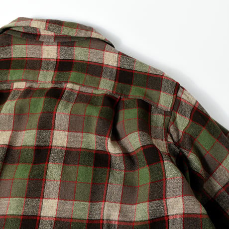 VINTAGE 50-60'S "PENDLETON" PLAID WOOL SHIRT