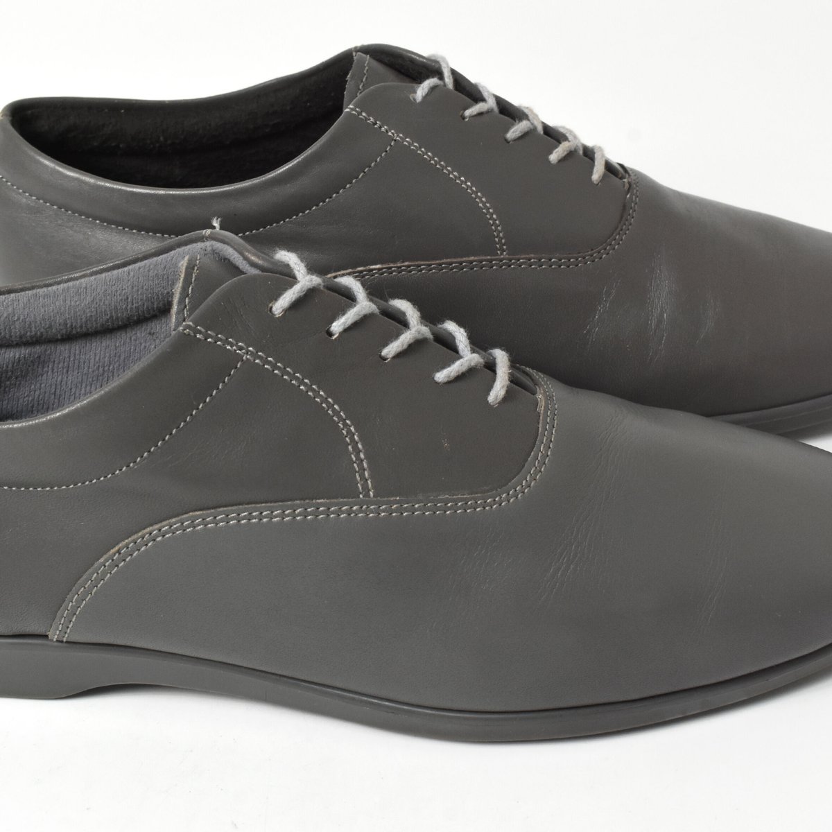 00ss nylon switching leather shoes イタリア製 USED 90'S 