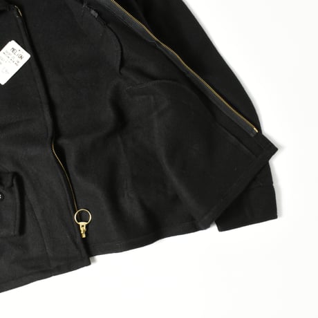 DEADSTOCK 70'S "MELTON" WOOL ZIPUP JACKET