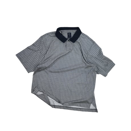 USED "NIKE GOLF" PATTERN POLO SHIRT