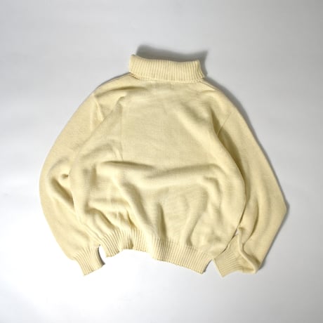 USED 90'S "LAND'S END" COTTON KNIT SWEATER