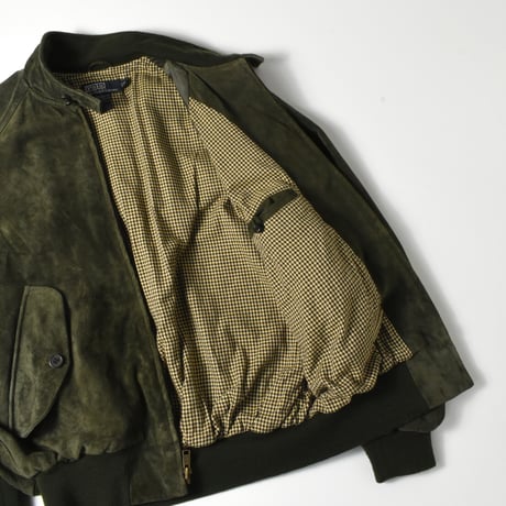 USED 90’S "POLO by RALPH LAUREN" LEATHER BLOUSON JACKET