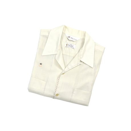 USED 60'S "MR.CALIFORNIA" OPEN COLLAR SHIRT