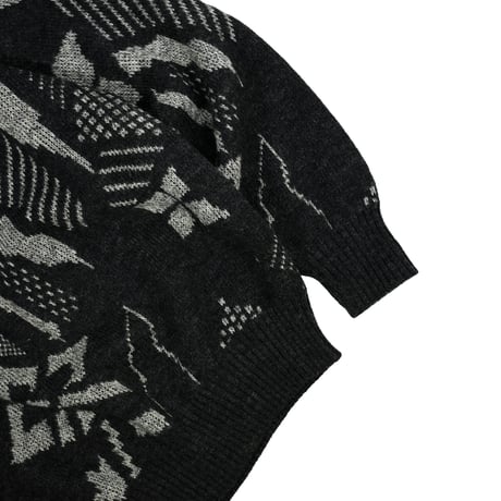 USED 80'S "LONDON FOG" PATTERN KNIT