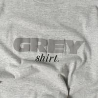 USED 90'S "CG DESIGN NYC / GRAY SHIRT" T-shirt