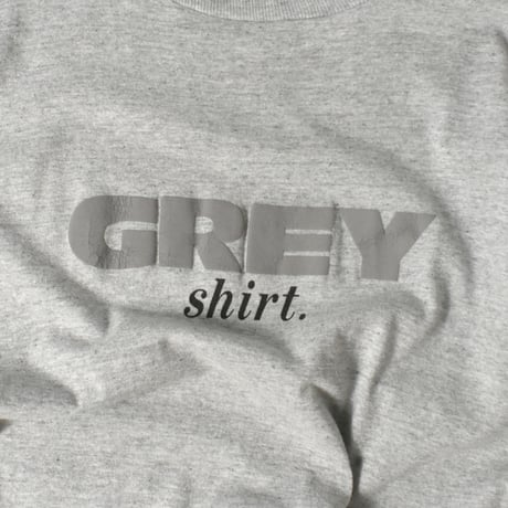 USED 90'S "CG DESIGN NYC / GRAY SHIRT" T-shirt