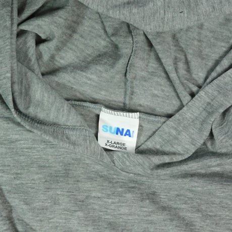 COTTON HOODED LONG SLEEVE T-shirt