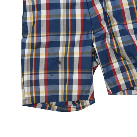 USED 60-70'S"GRANTS / PERMANENTLY PRESSED" CHECK SHORTS