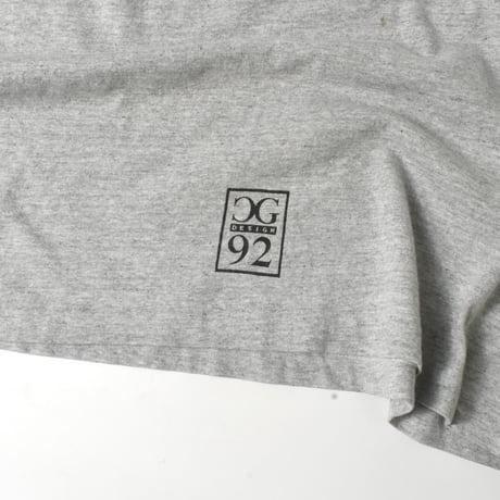 USED 90'S "CG DESIGN NYC / GRAY SHIRT" T-shirt