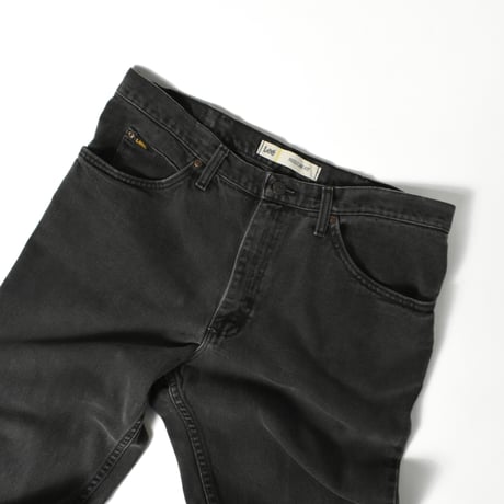 USED "LEE / REGULAR FIT" BLACK DENIM PANTS