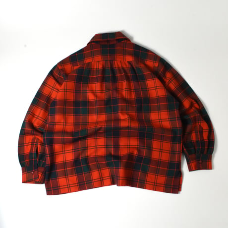 USED 70'S UNKNOWN OPEN COLLAR SHIRT