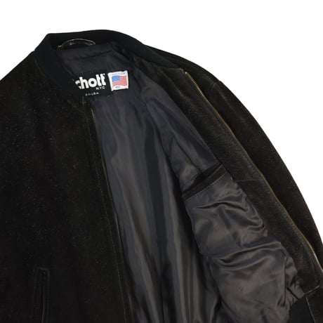 USED "SCHOTT" SUEDE LEATHER JACKET