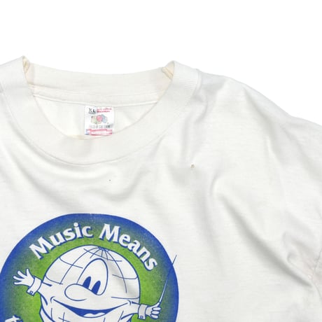 USED 90'S "MUSIC MEANS THE WORLD TO ME" T-shirt