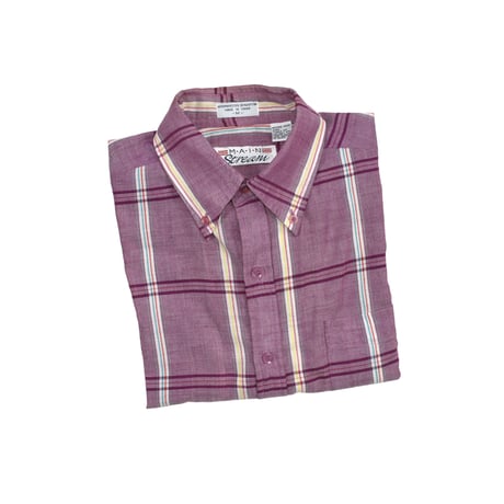 USED "MAIN STREAM" CHAMBRAY B.D. CEHCH SHIRT
