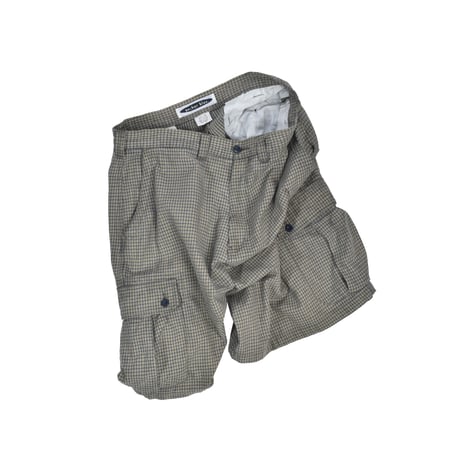 USED "ANCHOR BLUE" PLAID CARGO PANTS