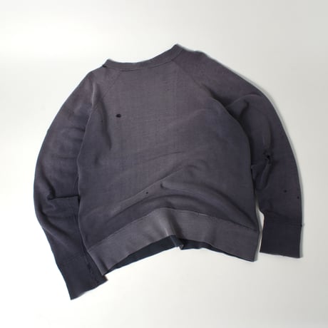 VINTAGE 50-60'S "B.V.D" WORNOUT RAGLAN SWEAT