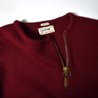VINTAGE 60'S "GARLAND" ZIP UP KNIT SWEATER