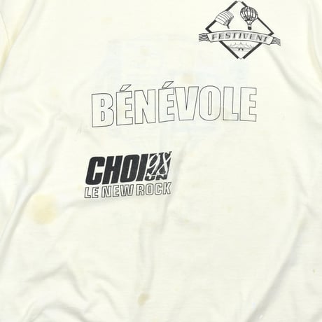 USED 90'S "FESTIVENT BENEVOLE" T-shirt