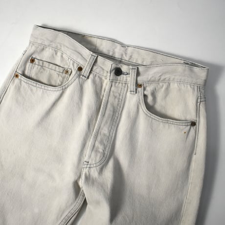 USED 80'S "LEVI'S / 501" BLEACHED DENIM PANTS