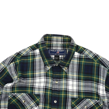 USED "POLO SPORT" PLAID B.D. SHIRTS