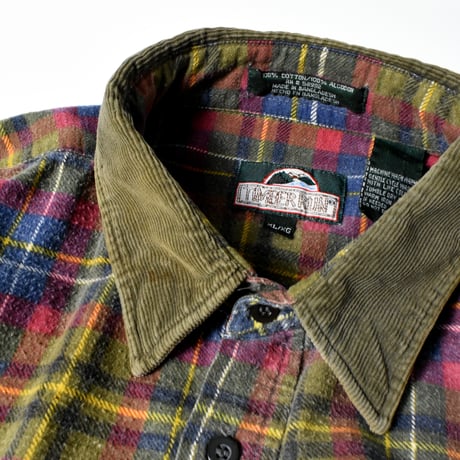 USED 90’S "TIMBERRUN" FLANNEL SHIRT