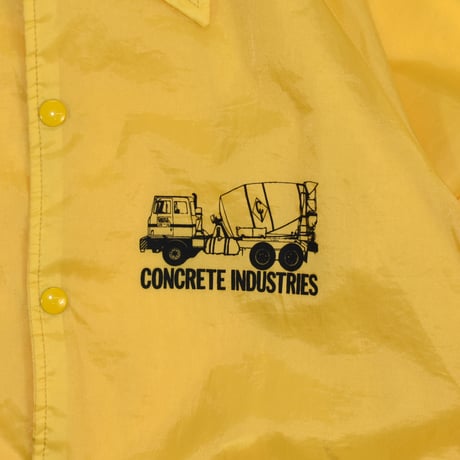 USED 70'S "EBERT / CONCRETE INDUSTRIES" COACH JACKET