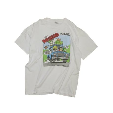 "THE WEEKEND TRAVELERS" USED T-shirt