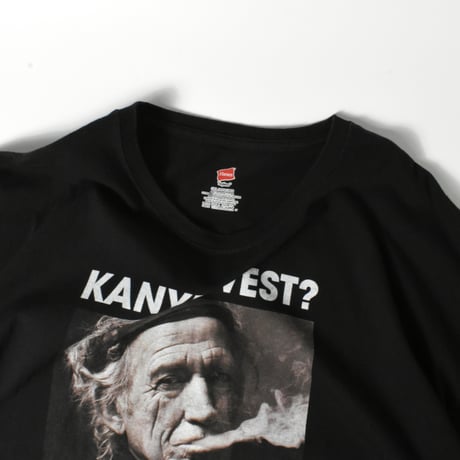 USED "KANYE WEST？" T-shirt