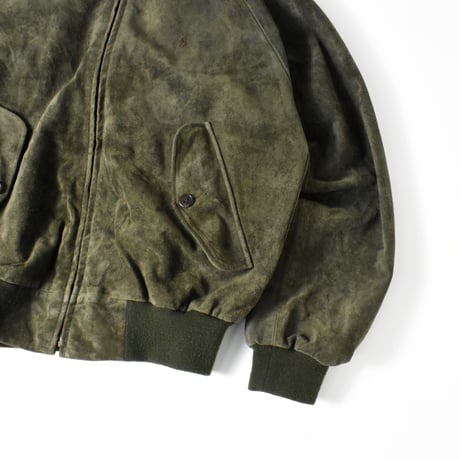 USED 90’S "POLO by RALPH LAUREN" LEATHER BLOUSON JACKET