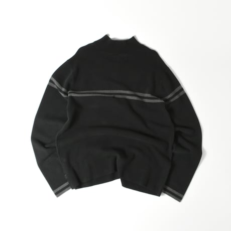 USED "DKNY" COTTON HALF ZIP KNIT