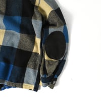 VINTAGE 50-60'S UNKNOWN ZIP UP WOOL SHIRT JACKET