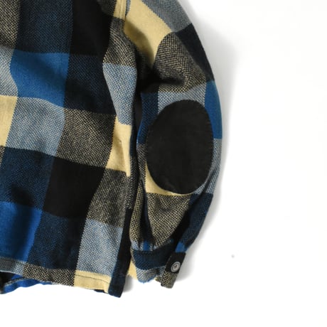 VINTAGE 50-60'S UNKNOWN ZIP UP WOOL SHIRT JACKET