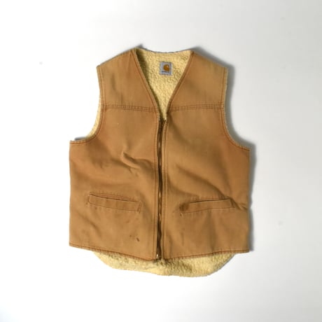 USED "CARHARTT" BOA LINED DUCK VEST