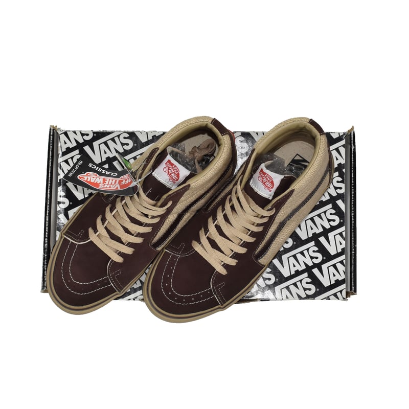 Vans sk8 hi espresso sales