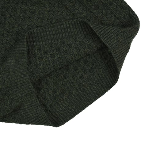 USED "ARAN CRAFTS" ARAN CREW NECK SWEATER