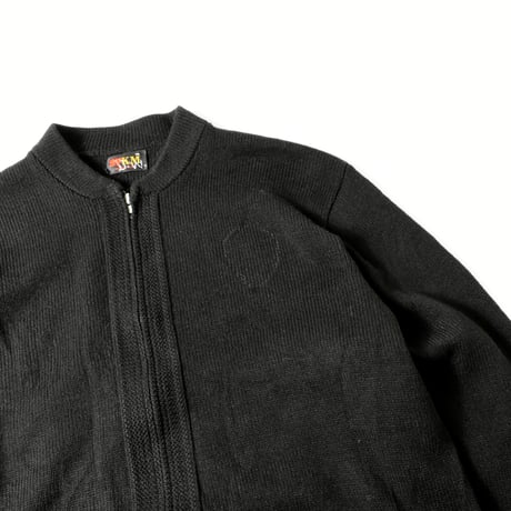 USED "SFKM / A+" FULL ZIP CARDIGAN SWEATER
