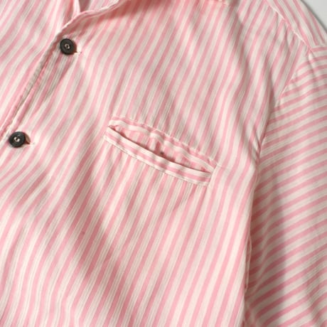VINTAGE 50-60'S "CAPRI CALIFORNIA" ITALIAN COLLAR S/S SHIRT